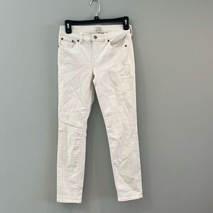 JCrew, size 24/26, skinny jeans, off white jeans.